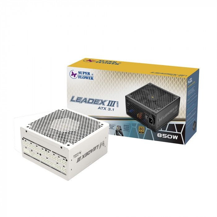 SuperFlower SF-850F14GE LEADEX III GOLD UP ATX3.1 화이트