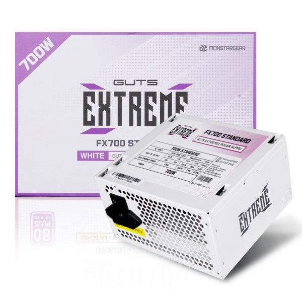 몬스타기어 몬스타 가츠 ExtremeX FX700 80PLUS STANDARD 화이트 ATX PC 파워 A/S 6년