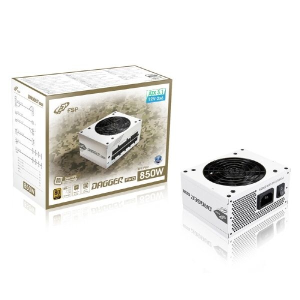 FSP DAGGER PRO 850W 80PLUS골드 ATX3.1 화이트