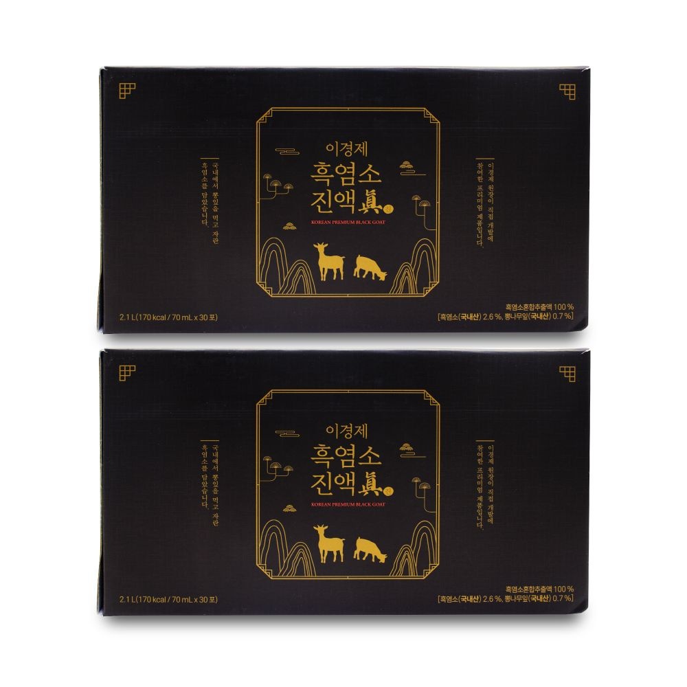이경제흑염소진액 이경제 흑염소진액 진 70ml x 30포 X 2박스 I