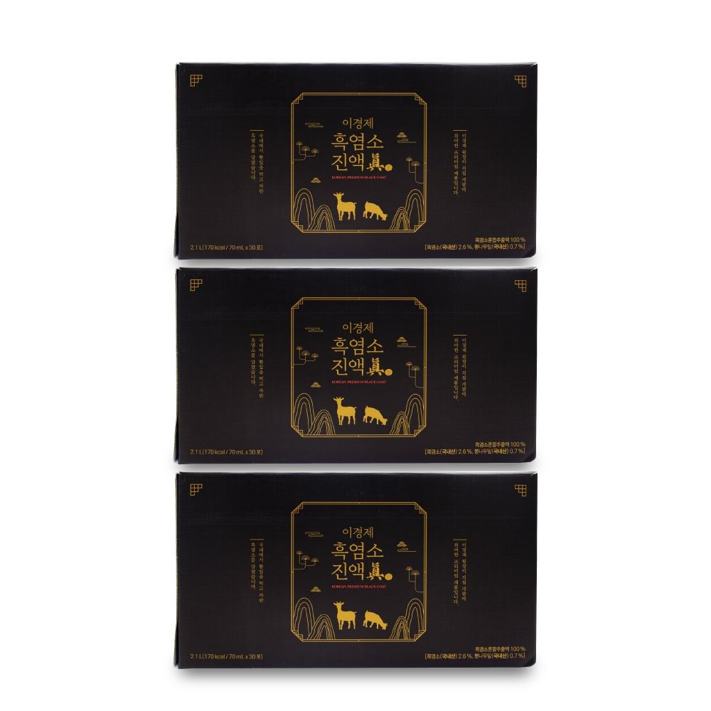 이경제흑염소진액 이경제 흑염소진액 진 70ml x 30포 X 3박스 I