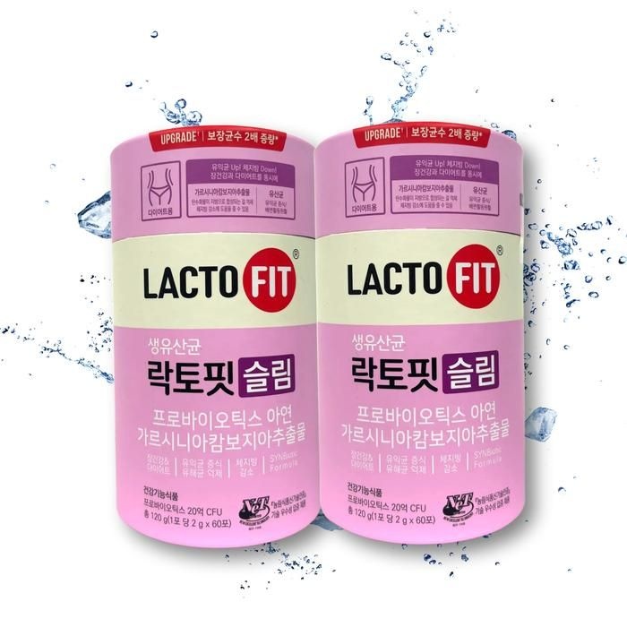 [종근당] 종근당건강 락토핏 슬림 2g 60포 X 2  TB