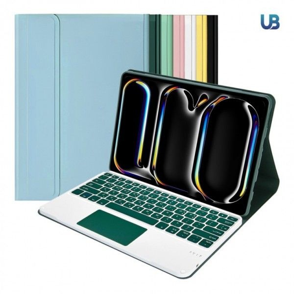 OEM 7컬러 BK2 미니멀테크 컬러 블루투스 키보드 케이스 펜슬 수납 아이패드