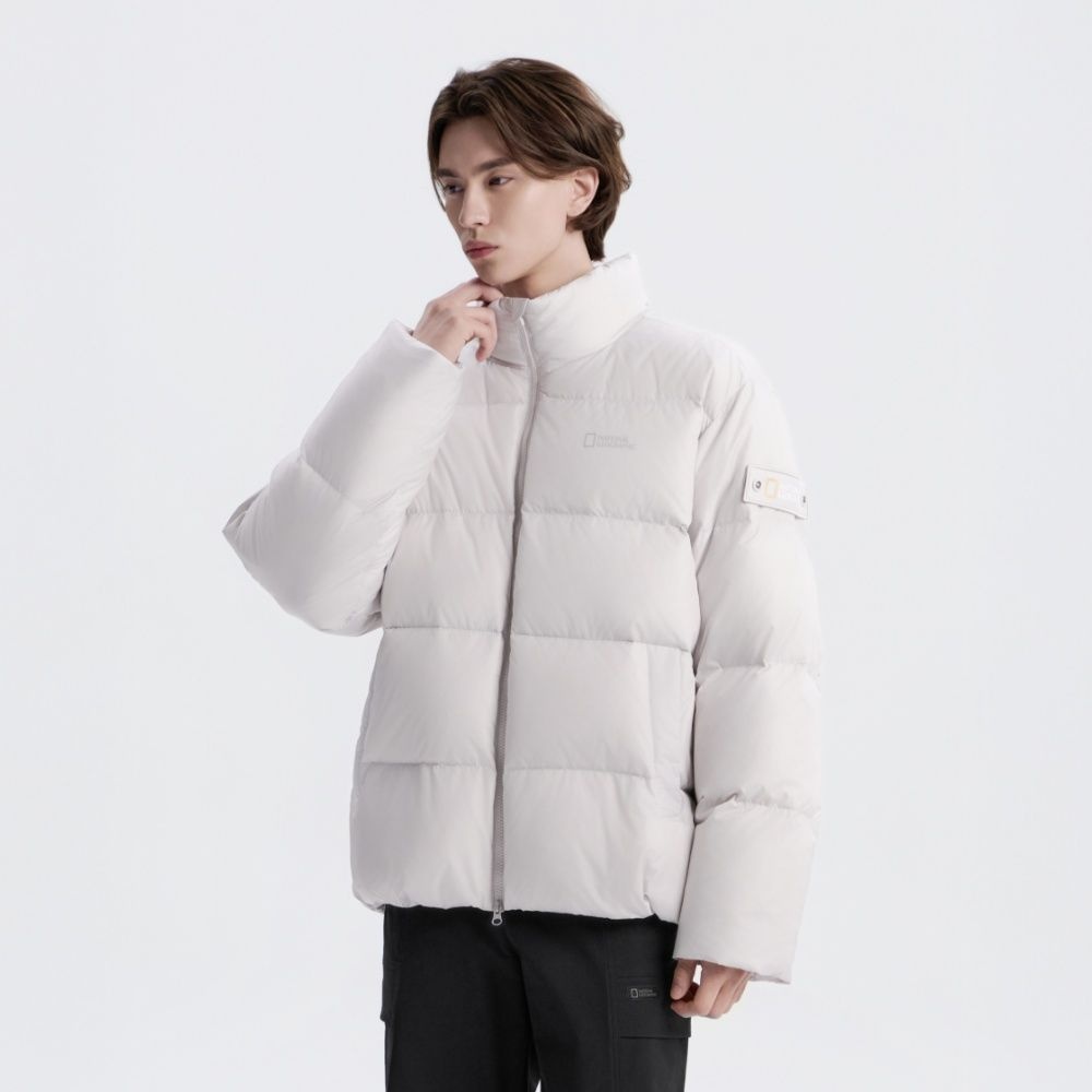 내셔널지오그래픽 [공식] N254UDW970 데일리 패딩 하이넥 구스다운 점퍼 L/GREY