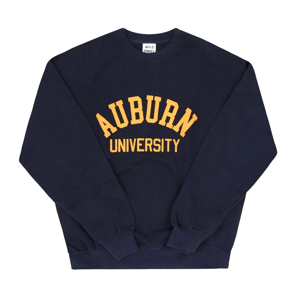 와일드동키 FG-AUBURN LSW DEEP NAVY 공용 맨투맨