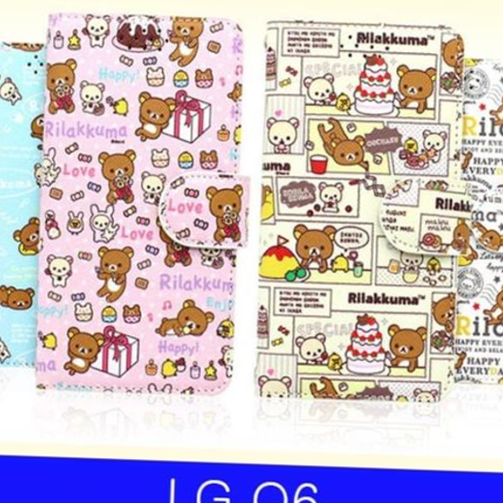 LG Q6 리락쿠마 스몰패턴 다이어리 X600 케이스
