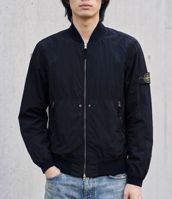 STONE ISLAND 4100019 Nylon Metal Watro-TC In Econyl® Jacket K1S15 S0020 V0020 나일론 메탈 워트로-TC 에코닐® 자
