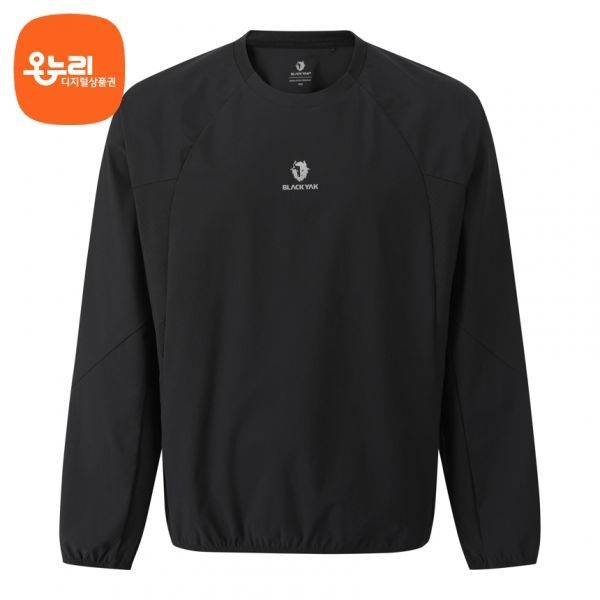 [블랙야크] 공용 트레일러닝 우븐 맨투맨3 BLACK / 1BYRTFV901BK