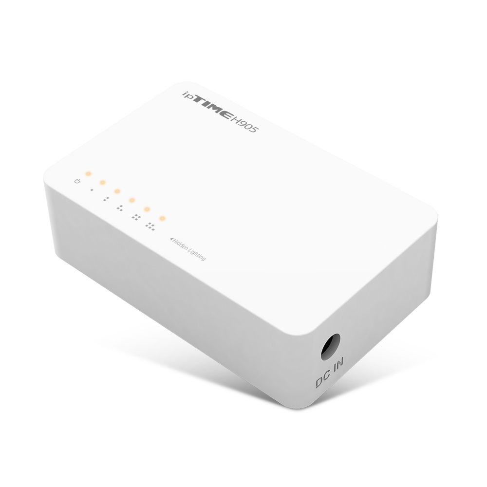 아이피타임(ipTIME) H905 5포트 10/100Mbps 지원 랜선분배기 스위칭허브