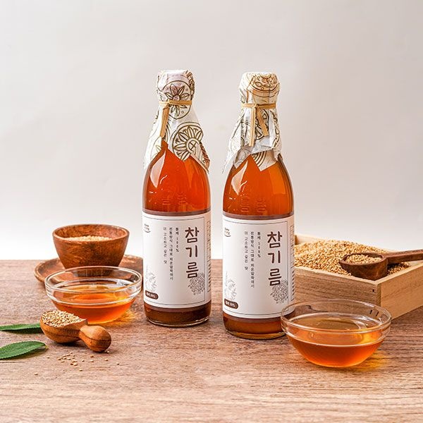 [롯데백화점] 자연맛남 푸드맛남 순수 통참깨 저온압착 참기름 180ml x 2병