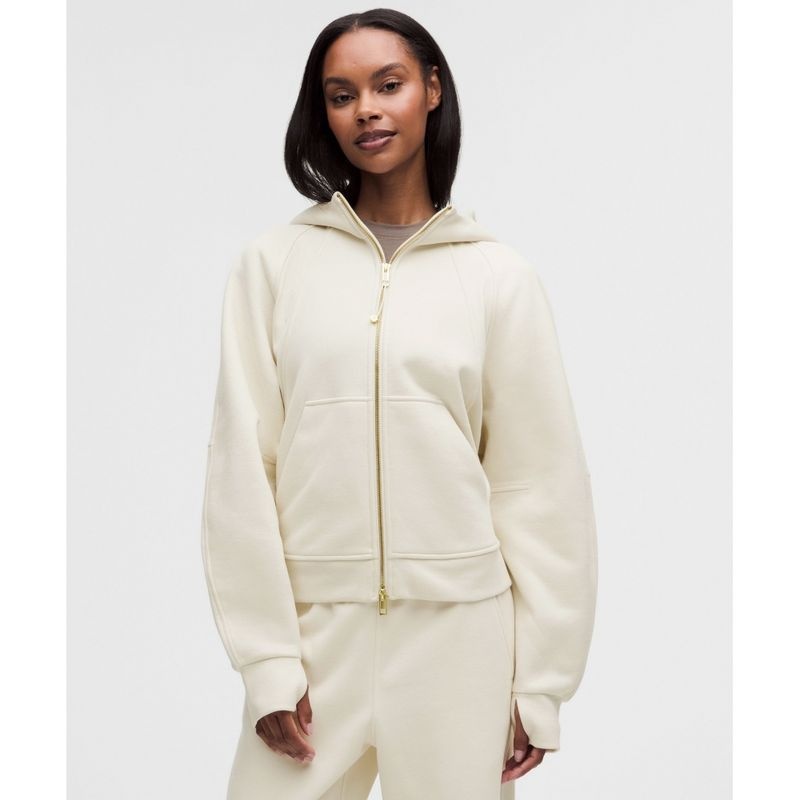 LULULEMON 스쿠바 에볼브 풀집 후디 LTIV GOLD
