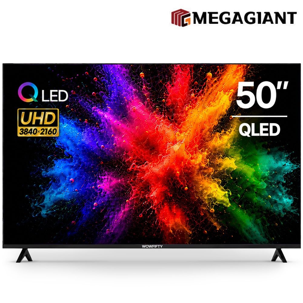 메가자이언트 스마트 TV 127cm 50인치 4k UHD QLED 모니터