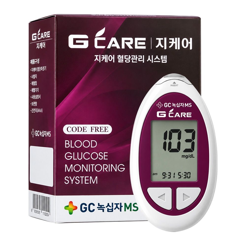 녹십자 GC녹십자 녹십자 지케어 혈당측정기 혈당계 당뇨 기기 기계 측정 체크 D