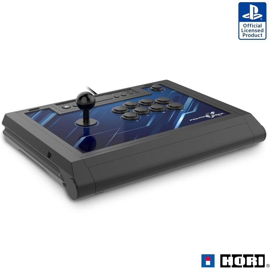 [해외] 호리 파이팅 스틱 알파 PS5 PS4 PC 호환 조이스틱 소니 라이선스
