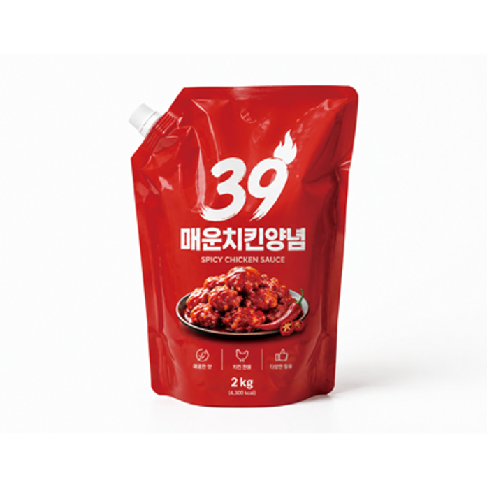 VDF 소스 쿠즈락 매운치킨양념2Kg 냉동식품/간편조리/간식/안주/즉석/밀키트/