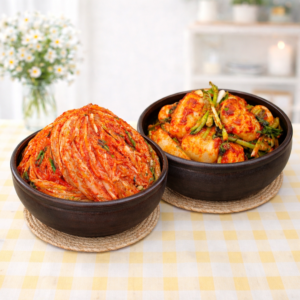 국내산 이선희 명인 김치 7kg [포기 5kg 총각 2kg]