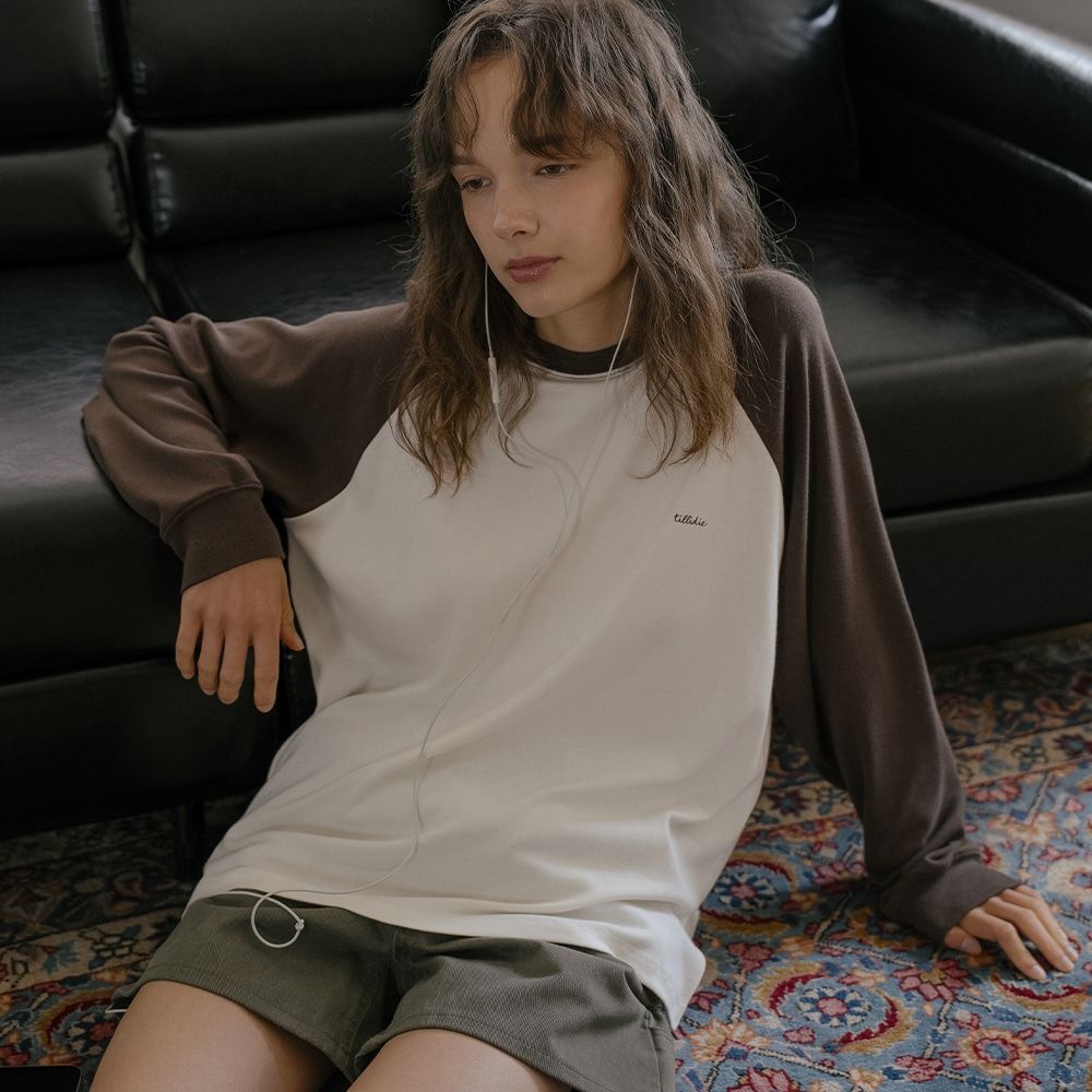 Raglan oversized modal tee [TIFA06LT04]_Ivory