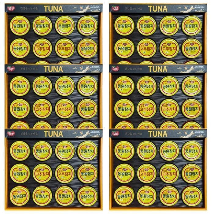 (현대Hmall) 동원 참치 O-12호 선물세트 6세트 (쇼핑백 포함)