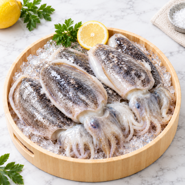 국내산 제철 활 갑오징어 1kg 생물 통찜 숙회