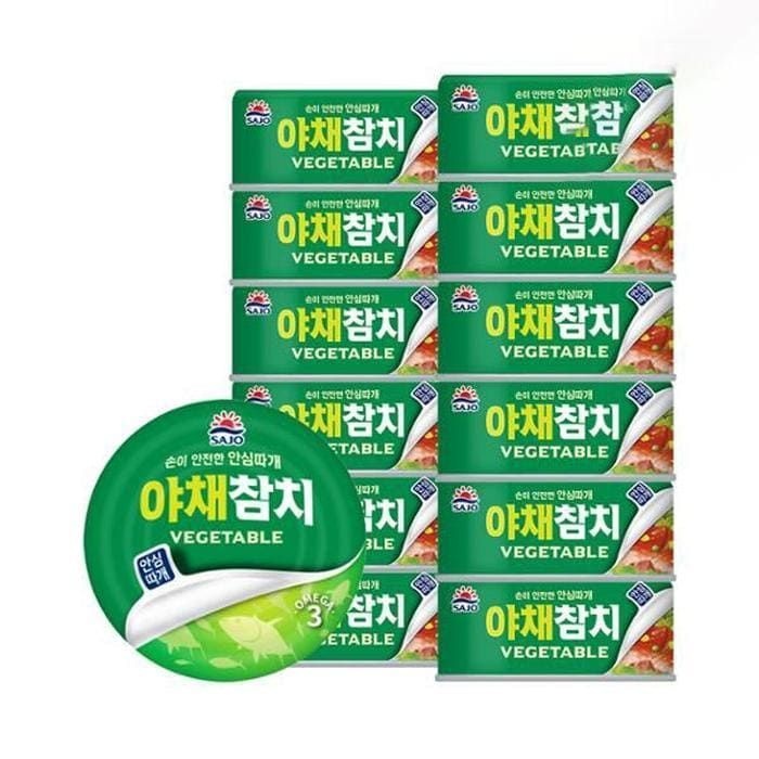(현대Hmall) 사조참치 야채참치 100g X 12개