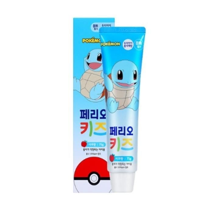 (현대Hmall) 페리오 키즈 치약 포켓몬 꼬부기(사과향) 75g 10개