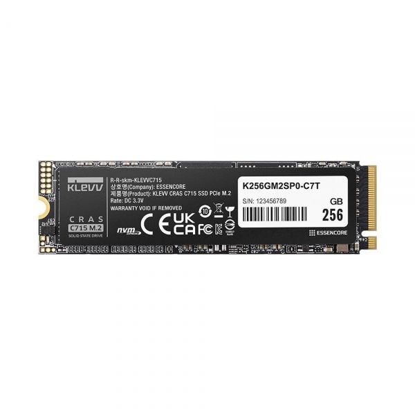 ESSENCORE KLEVV CRAS C715 M.2 NVMe (256GB)