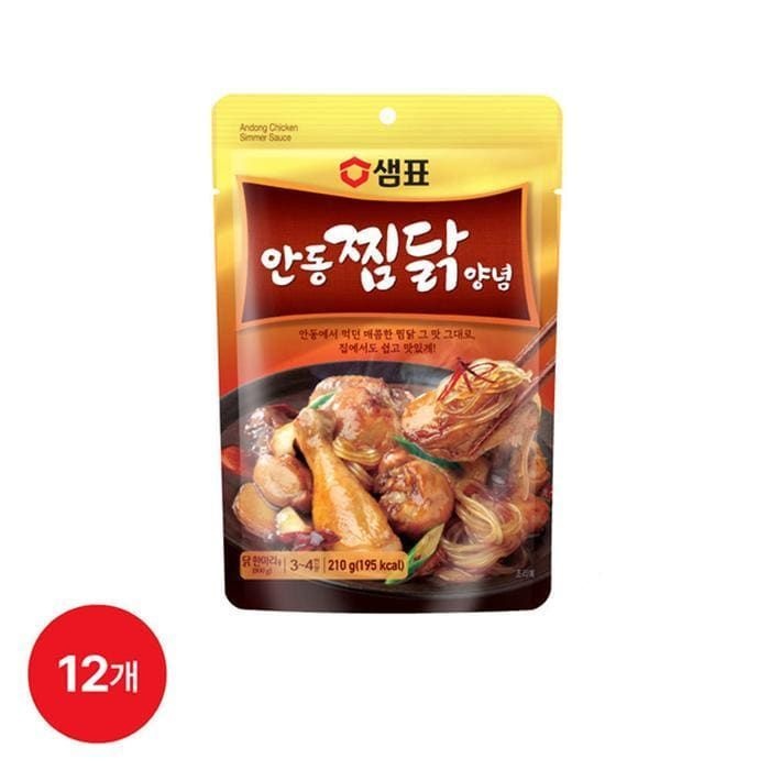 (현대Hmall) 샘표 안동 찜닭 양념 210g 12팩