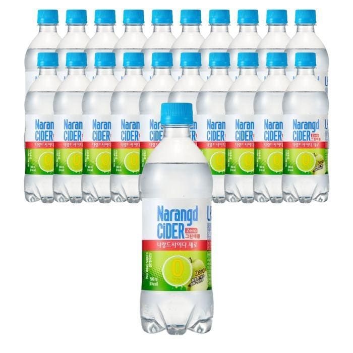 (현대Hmall) 동아오츠카 나랑드 사이다 제로 그린애플 500ml 20개