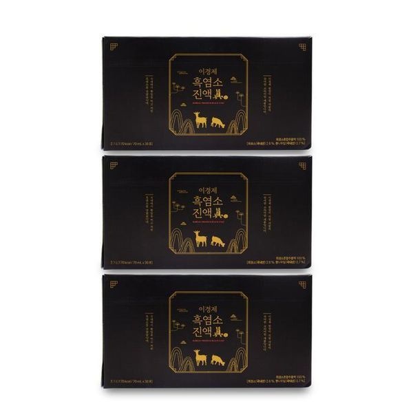 [하프클럽]이경제흑염소진액 이경제 흑염소진액 진 70ml x 30포 X 3박스 I SH