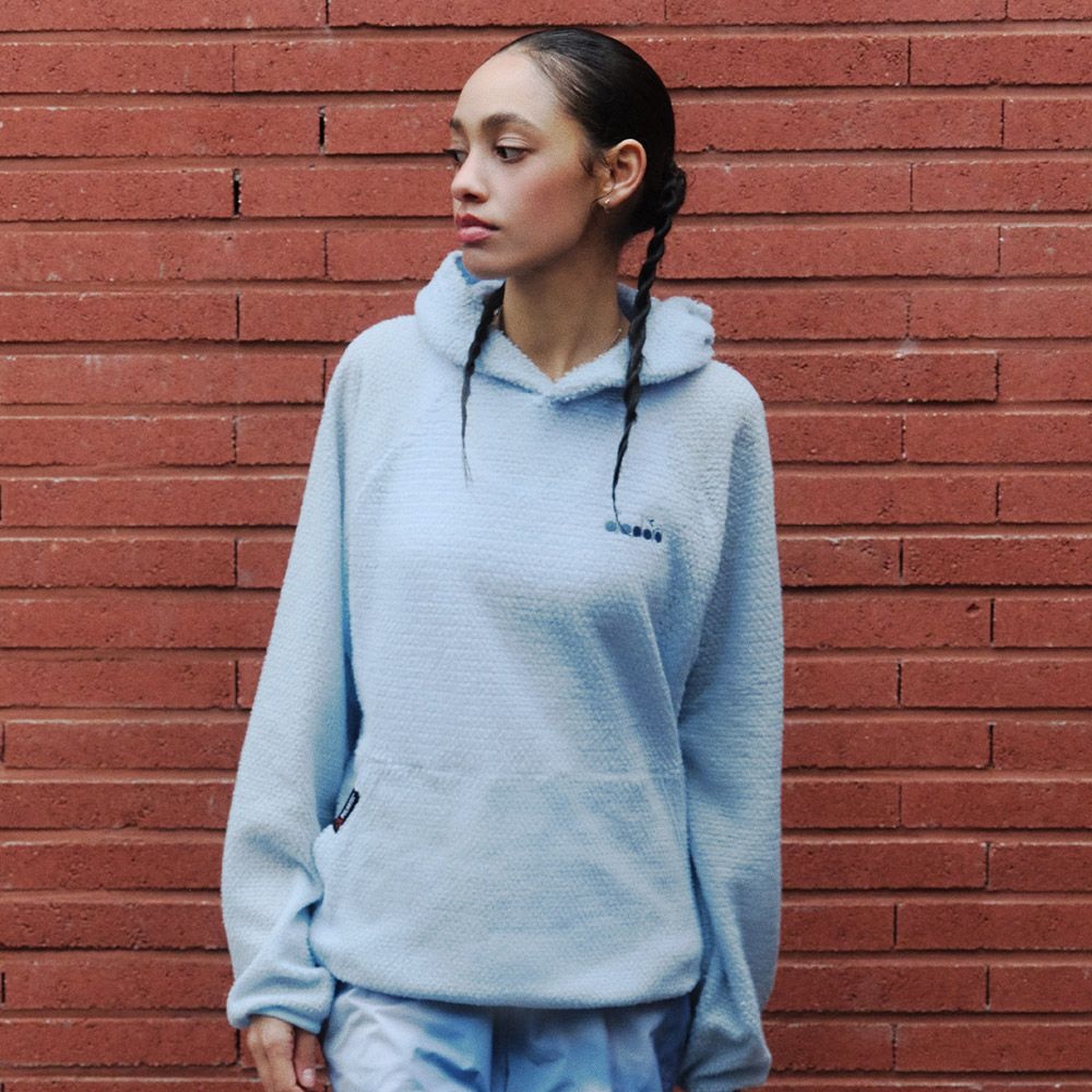디아도라 폴라텍 알파 다이렉트90 후드티셔츠 SKY BLUE