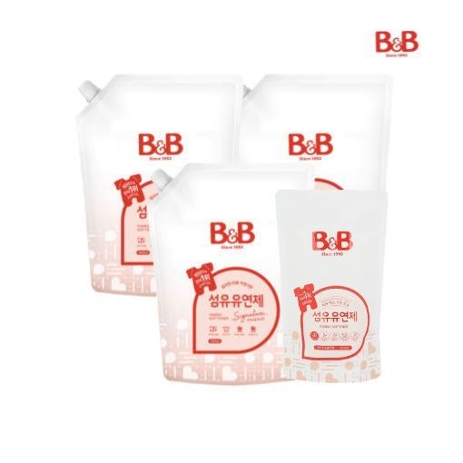 비앤비 (현대Hmall) [증정] 유아 섬유유연제 자스민 리필 1500ml X3개 (+유연제800ml증정)