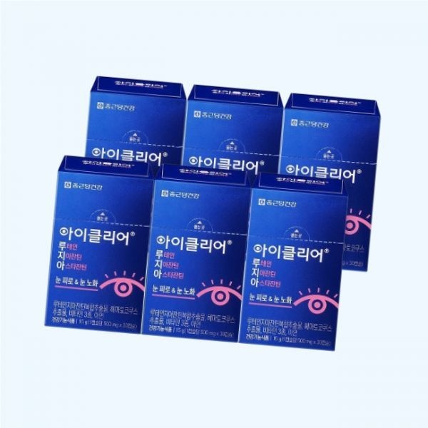 [오늘출발] 아이클리어 종근당건강 루테인 지아잔틴 아스타잔틴 30캡슐 6개 500mg x 4932684