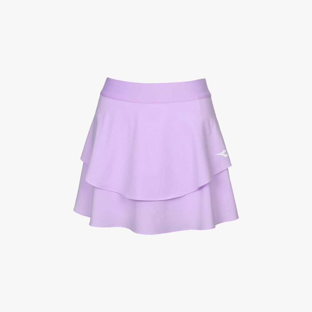 디아도라 벨라 우븐 플레어 스커트 PURPLE