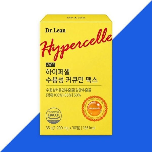 [하프클럽]웰레스트 닥터린 하이퍼셀 수용성 커큐민 맥스 1200mg x 30정 1개 TB