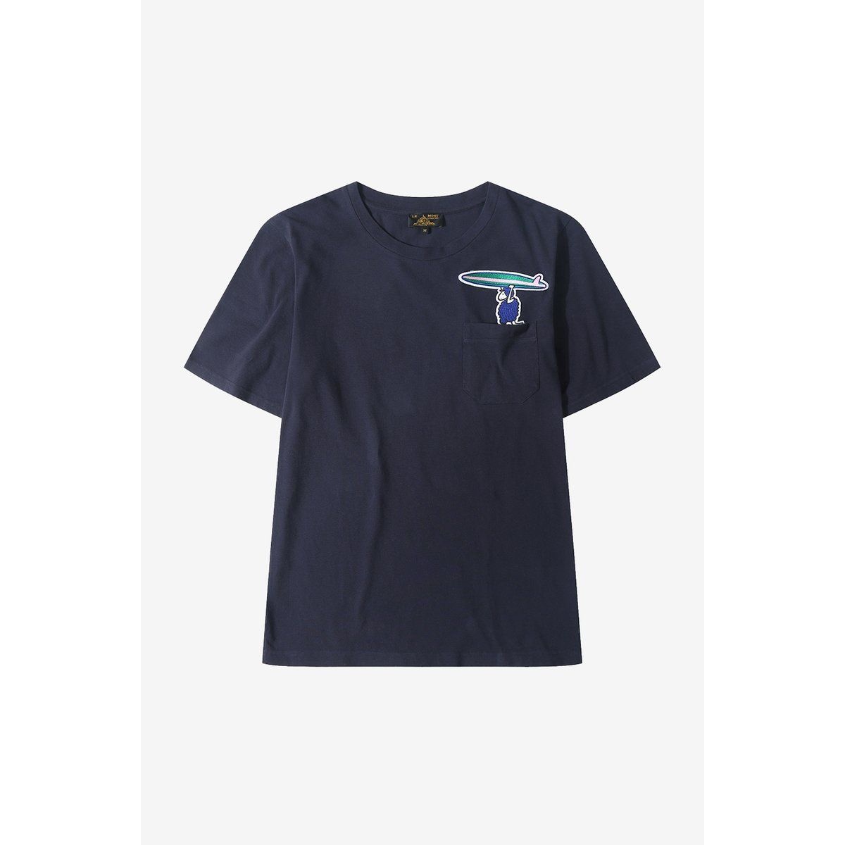 르몽생미셸 남성 M SURF MUTTON T-shirt_NAVY_LPTA0TS43M L4M9N2P5 P7Q3R8S1