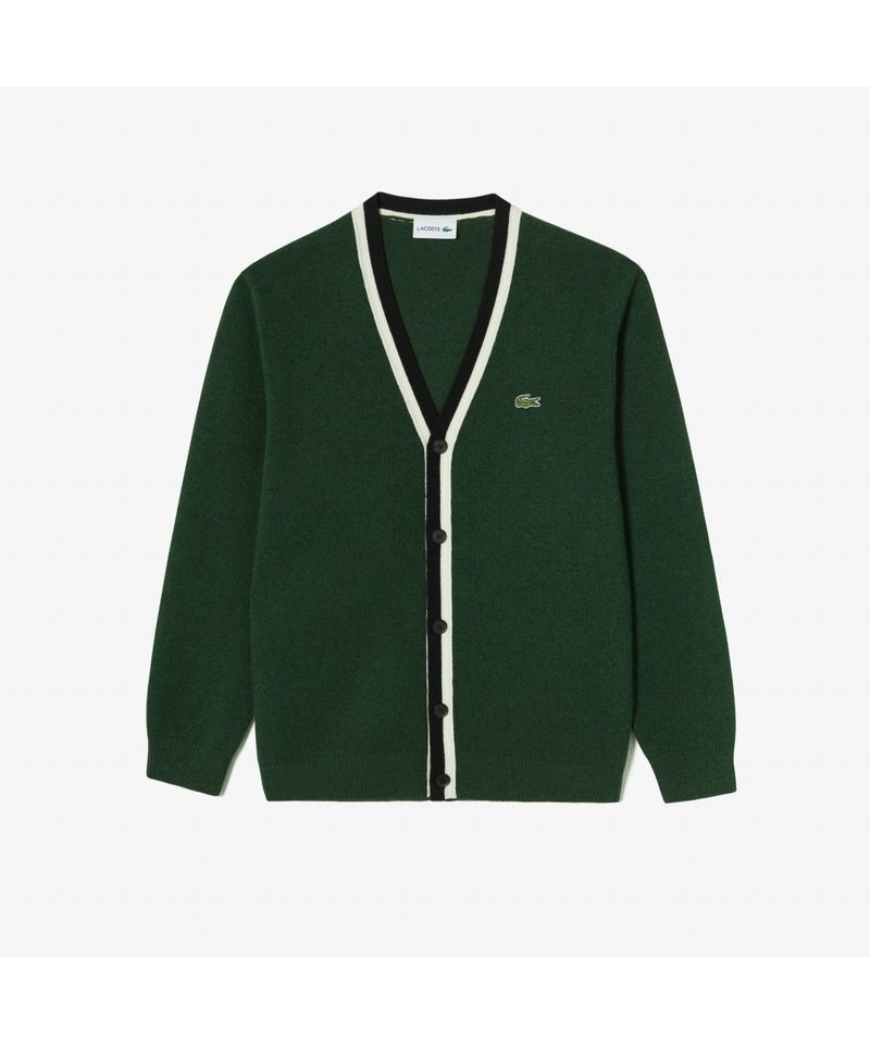 라코스테 LACOSTE 남성 브이넥 방모 가디건 AH660E-55N YZP