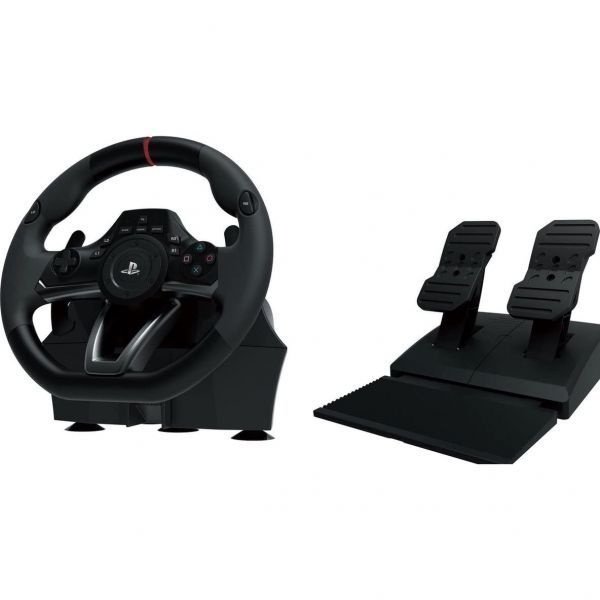 [해외] 플레이스테이션 5 4 PC용 HORI 호리 레이싱 휠 Apex Sony 소니 라이선스 Gran Turismo 7과 호환 203360