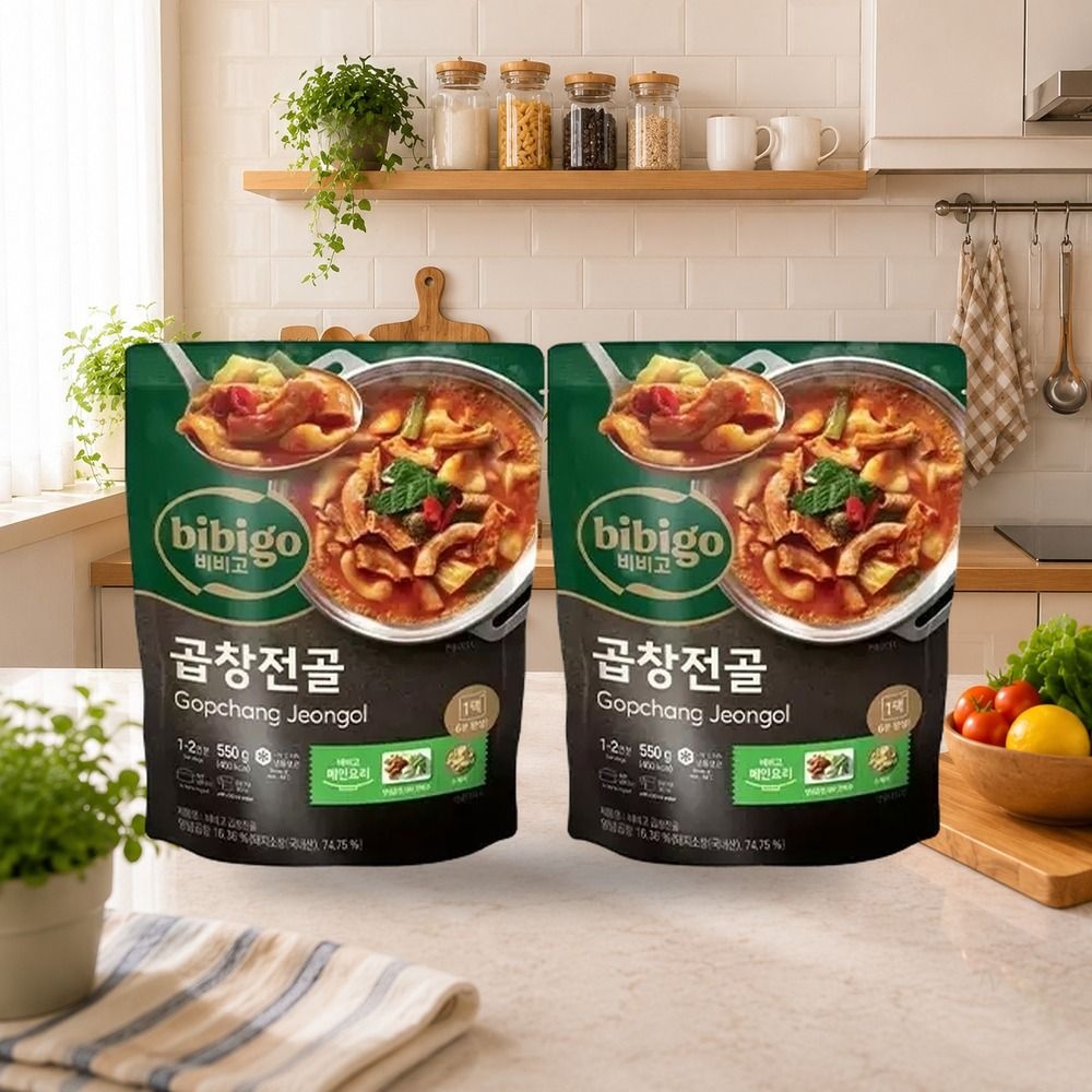 CJ제일제당 CJ 비비고 곱창전골 550g 2개