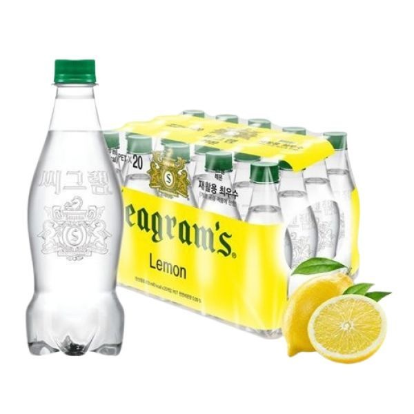 씨그램 라벨프리 레몬 450ml 20입