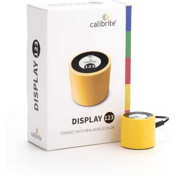 [해외] Calibrite 캘리브라이트 Display 123 모니터 교정 색도계는 사진 편집 정확한 색상 보기에 간편한 1 2 3 소프트웨어 워크