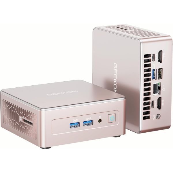 [해외] GEEKOM A5 미니 PC 2026 AMD Ryzen 7 5825U 16GB DDR4 LPDDR 아님 512GB NVMe SSD 2.5인치 SATA HDD Radeon Vega 8 그래픽 Windows 11 Pro 8K 쿼드