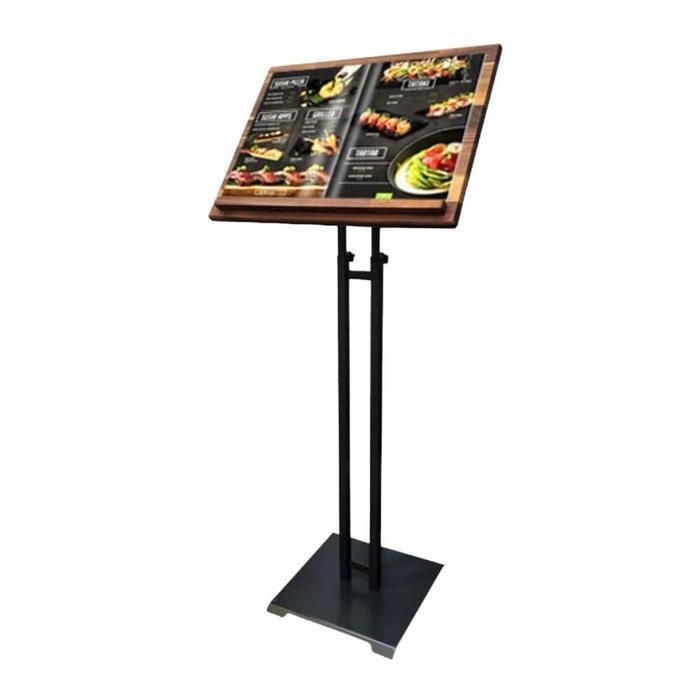 [패션플러스][에프엠에스인터내셔널]우드 메뉴판거치대 강연대 월넛 480mm (53130889)