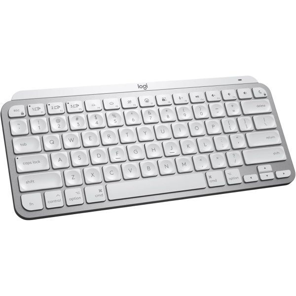 [해외] 로지텍 MX Keys Mini 맥용 미니멀리스트 무선 키보드 연회색 318072