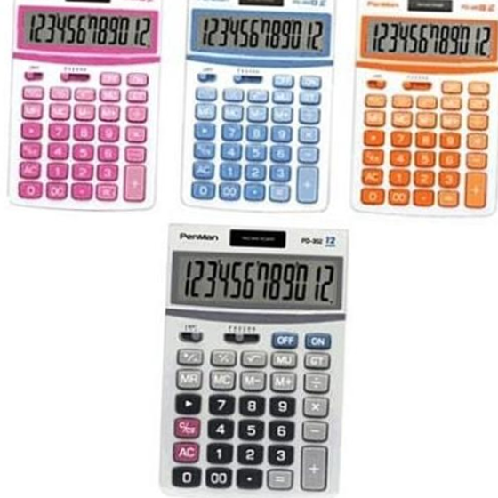 펜맨계산기 PD-352 일반.핑크.오렌지 - 41048