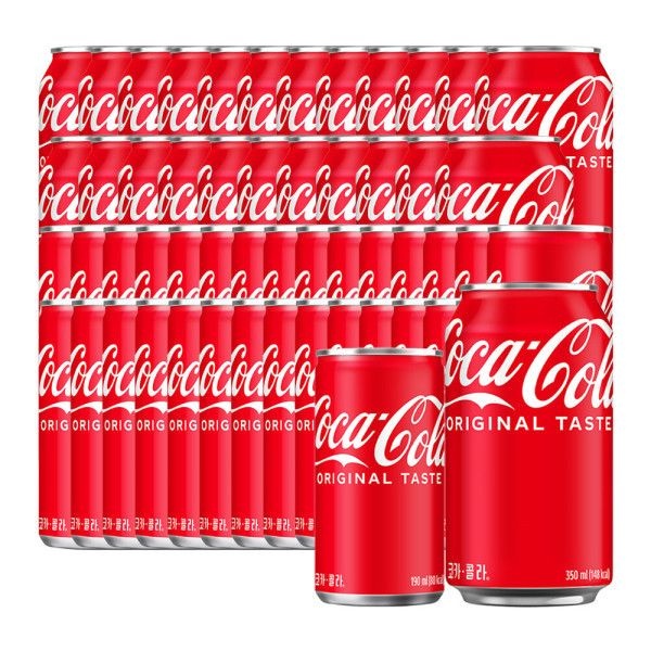 코카콜라 190ml 30캔 + 코카콜라 350ml 24캔