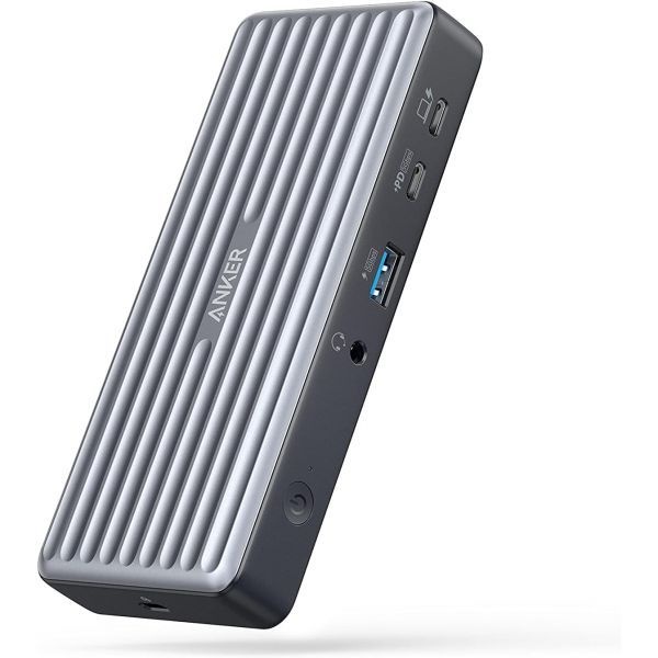 [해외] Anker 앤커 USB C 도킹 스테이션 PowerExpand 9 in 1 PD 도크 노트북용 60W 충전 20W Power Delivery 4K HDMI DisplayPort 3.0 2.0 데이터