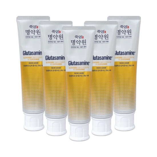 죽염 명약원 글루타사민 치약 잇몸시린이 케어 120g 5개