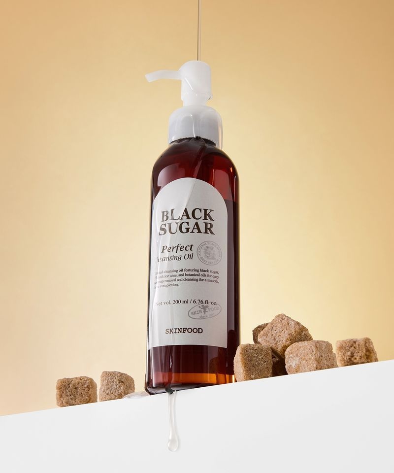 SKINFOOD [각질케어] 블랙슈가 퍼펙트 클렌징 오일 200ml