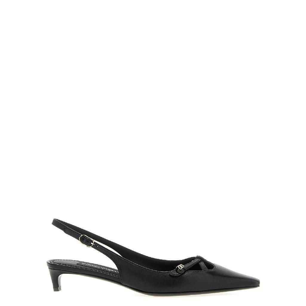 [해외] 돌체앤가바나 Mun slingback Black   CG0811A195380999 [관부가세포함]