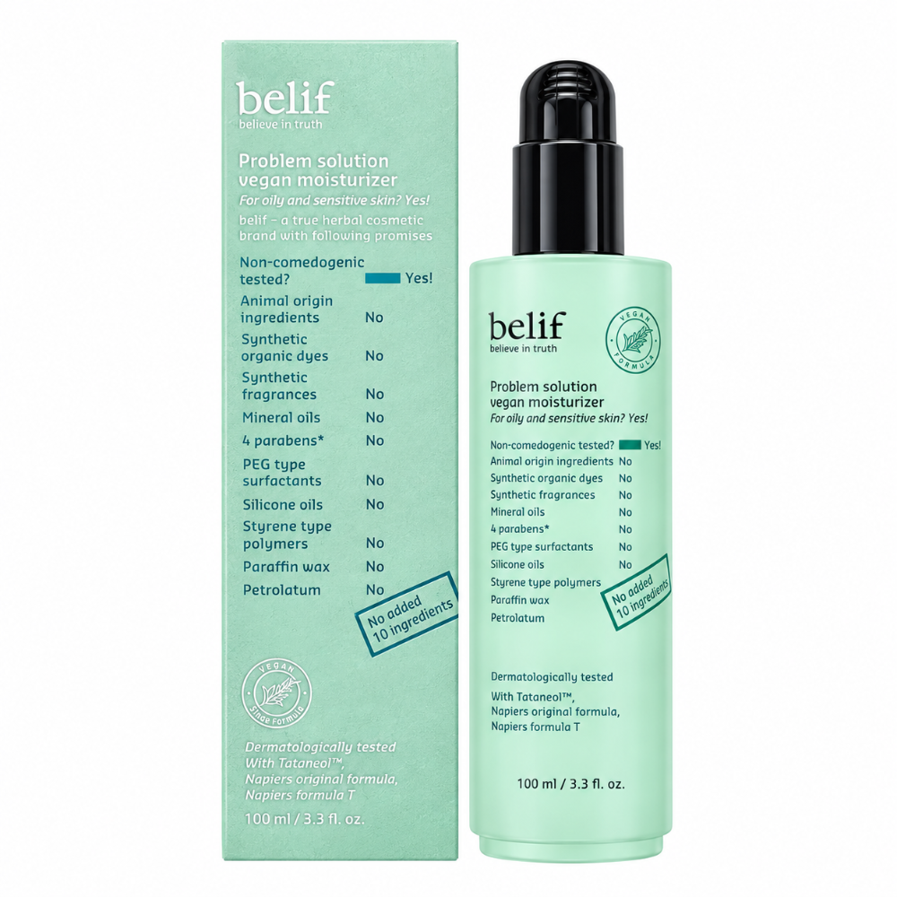 빌리프 프라블럼 솔루션 비건 모이스춰라이저 100ml 민감성피부 수분로션
